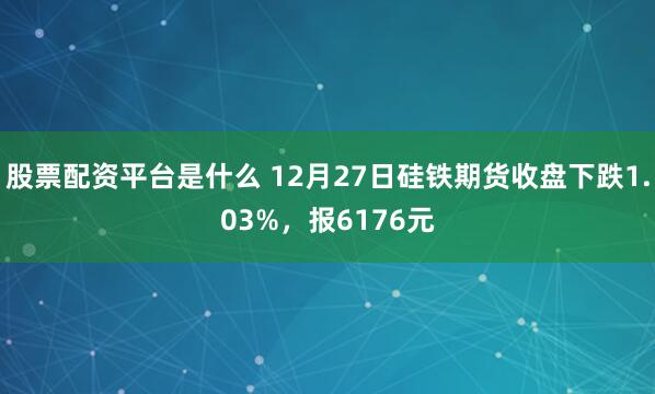 股票配资平台是什么 12月27日硅铁期货收盘下跌1.03%，报6176元